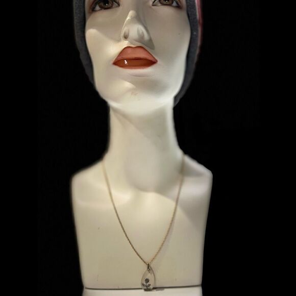 Bundle 3 for $15 | Gold Tone Necklace | Gold Flower Pendant - Picture 4 of 13